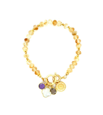 Bransoletka z cytrynów Klejnot Radości Ewa Mrochen Jewellery
