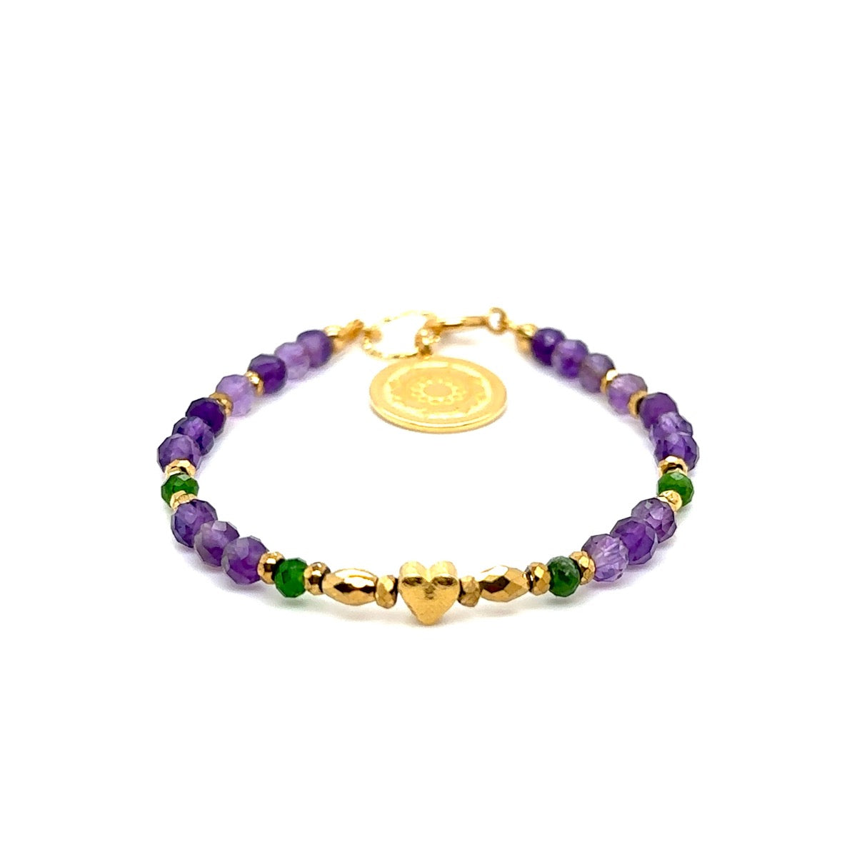 Ametyst bransoletka Ewa Mrochen Jewellery