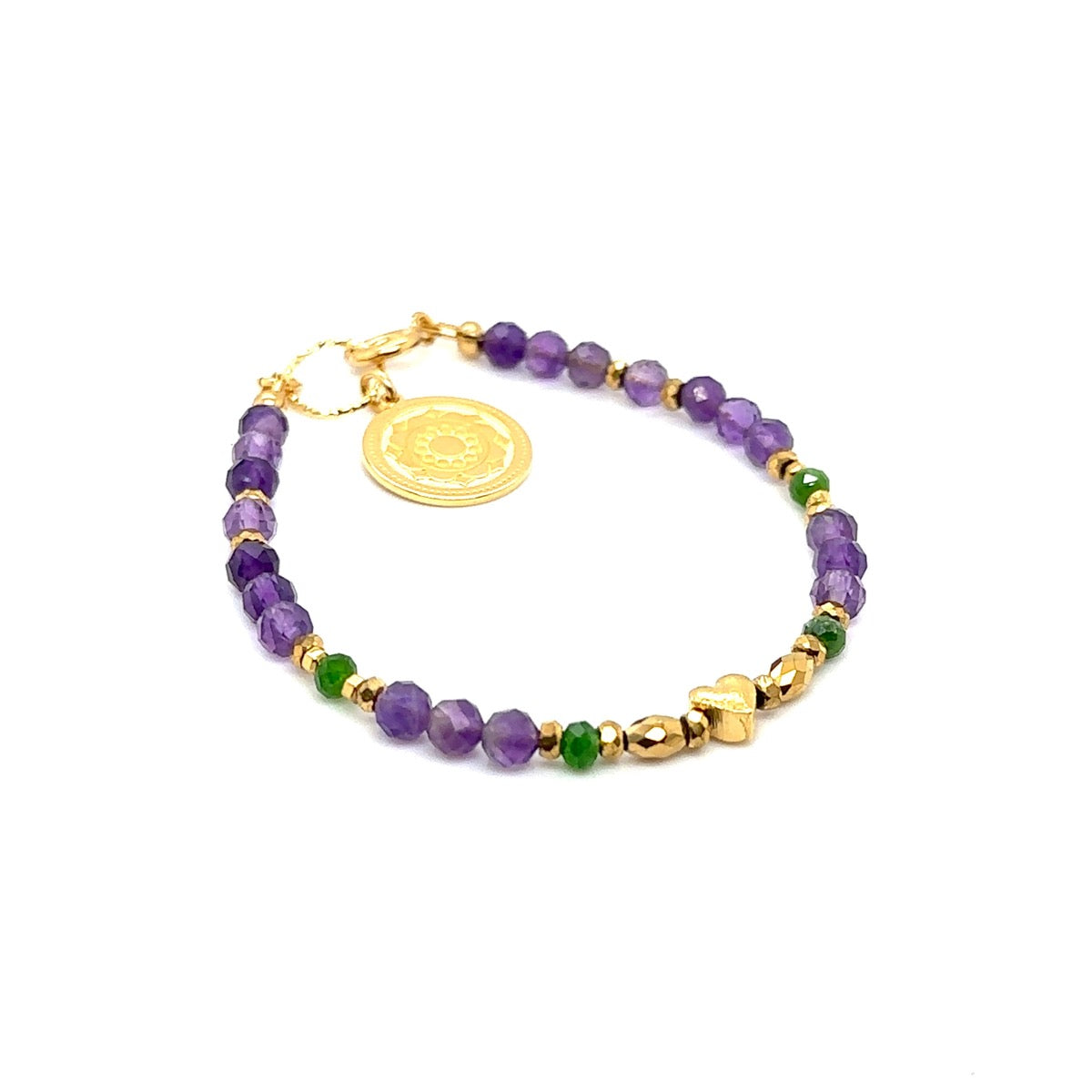 Ametyst bransoletka Ewa Mrochen Jewellery