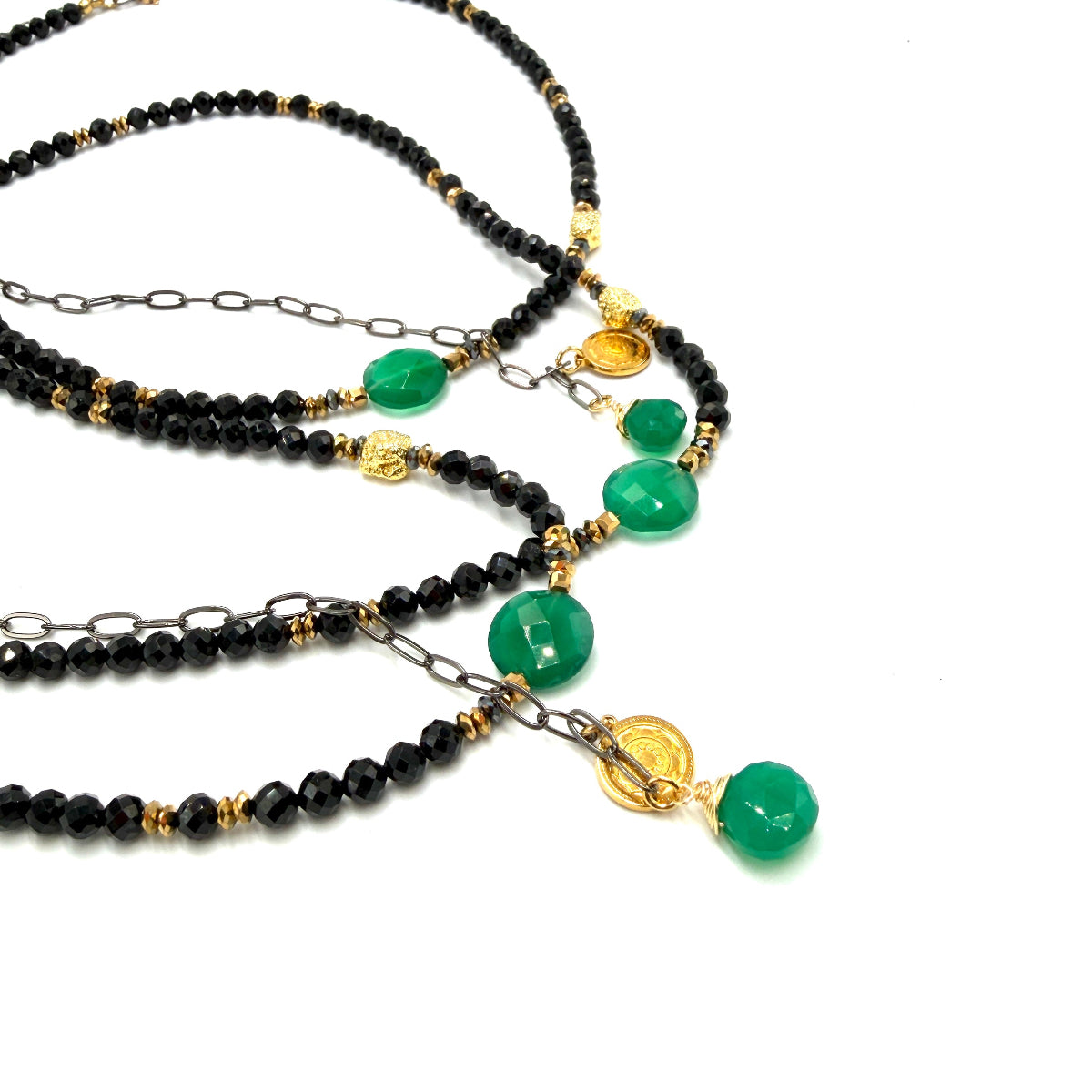 Czarny Turmalin Naszyjnik Mocy i ochrony Ewa Mrochen Jewellery