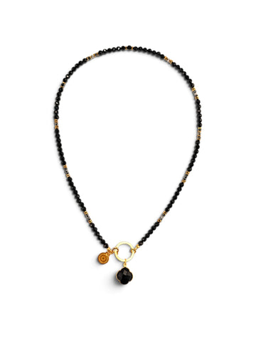 Czarny turmalin naszyjnik Moc ochrony Ewa Mrochen Jewellery