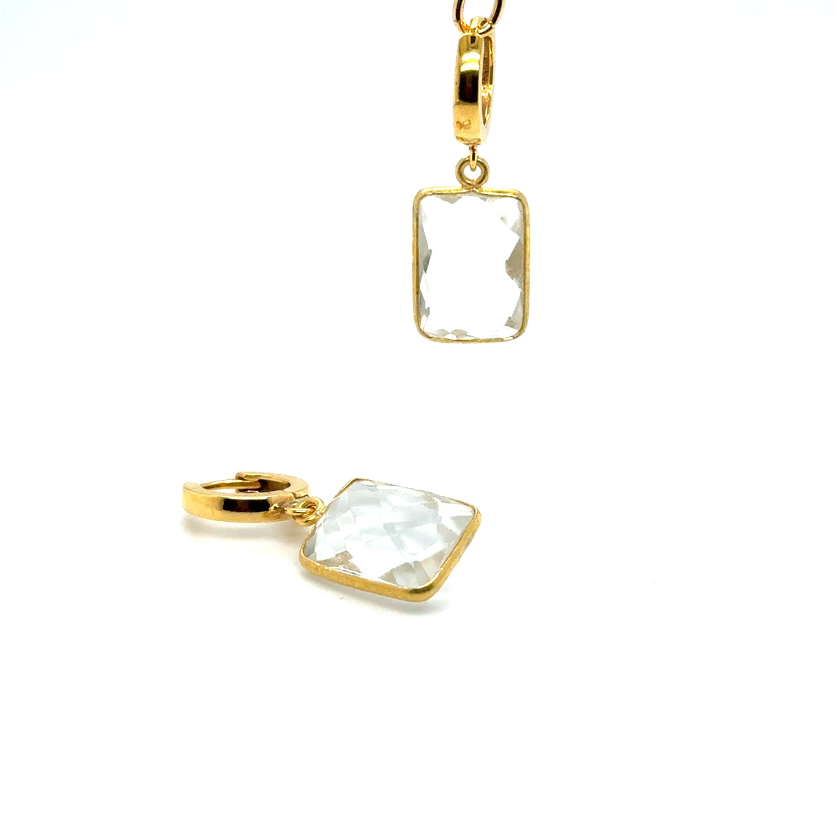 Ewa Mrochen Jewellery white Topaze earrings