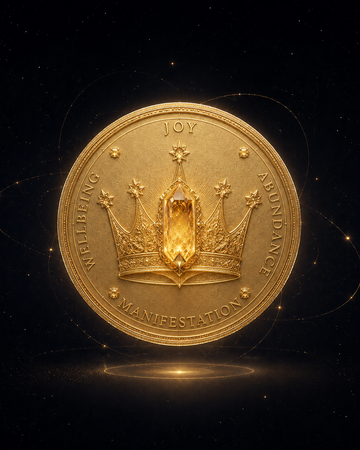 Golden Citrine Coin Ewa Mrochen Jewelry