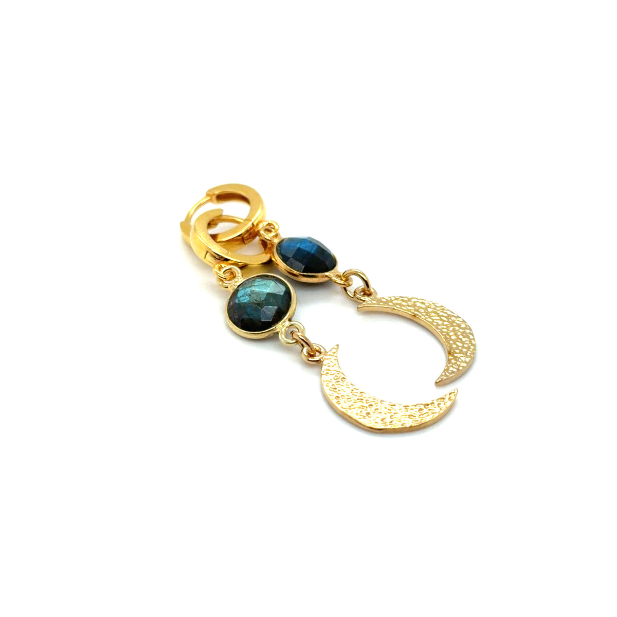 Kolczyki wiszące z naturalnym labradorytem, Ewa Mrochen Jewellery, elegancki i luksusowy design, delikatne i stylowe dla kobiet