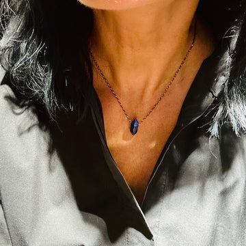 Lapis Lazuli Amulet Królewski Ewa Mrochen Jewellery