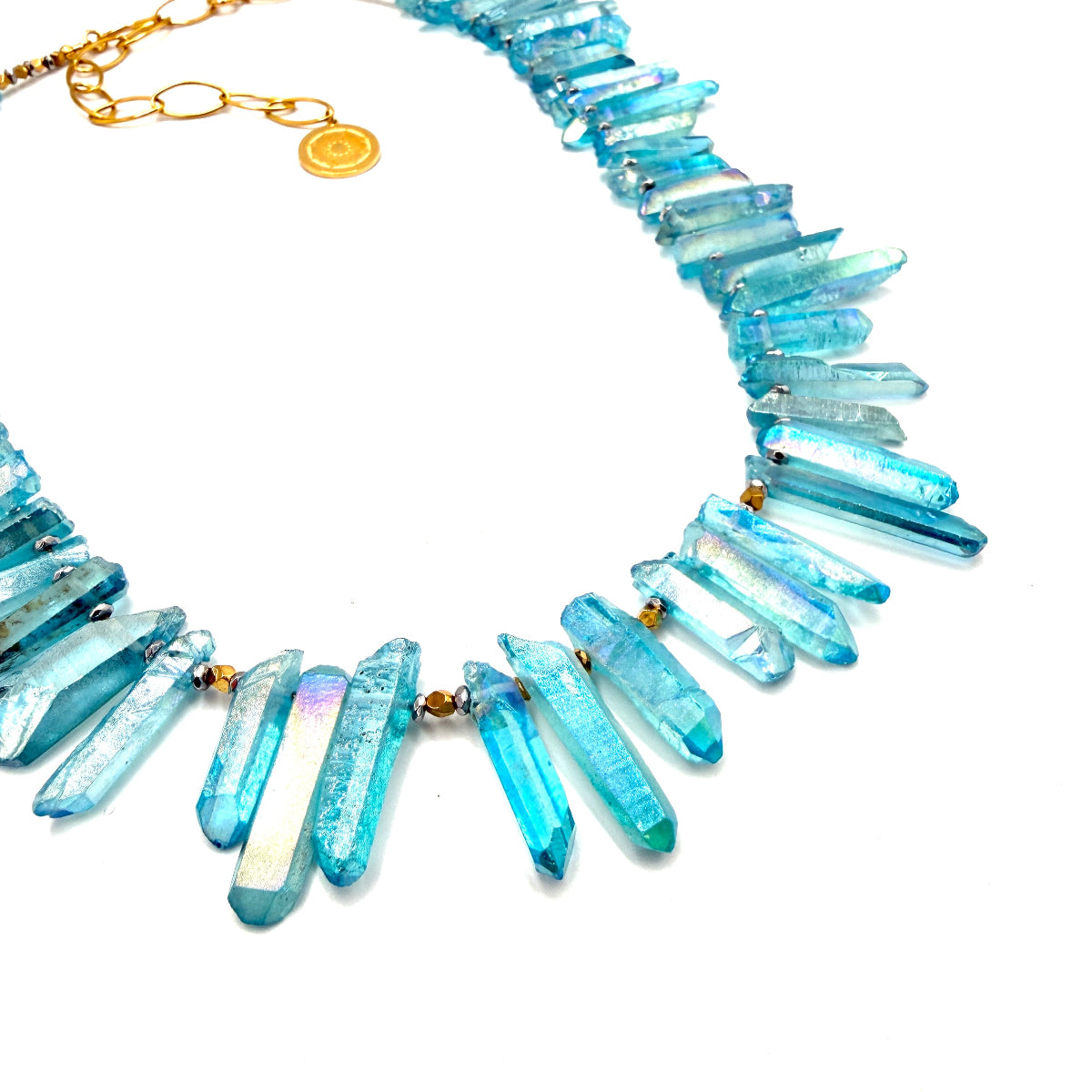Naszyjnik Aqua Aura piękno duszy od Ewa Mrochen Jewellery