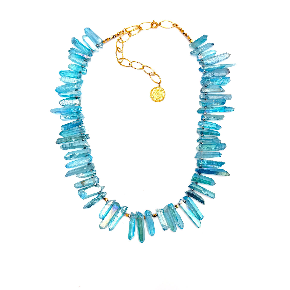 Naszyjnik Aqua Aura piękno duszy od Ewa Mrochen Jewellery