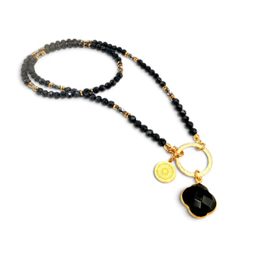 Naszyjnik z czarnych turmalinów Ewa Mrochen Jewellery Moc ochrony