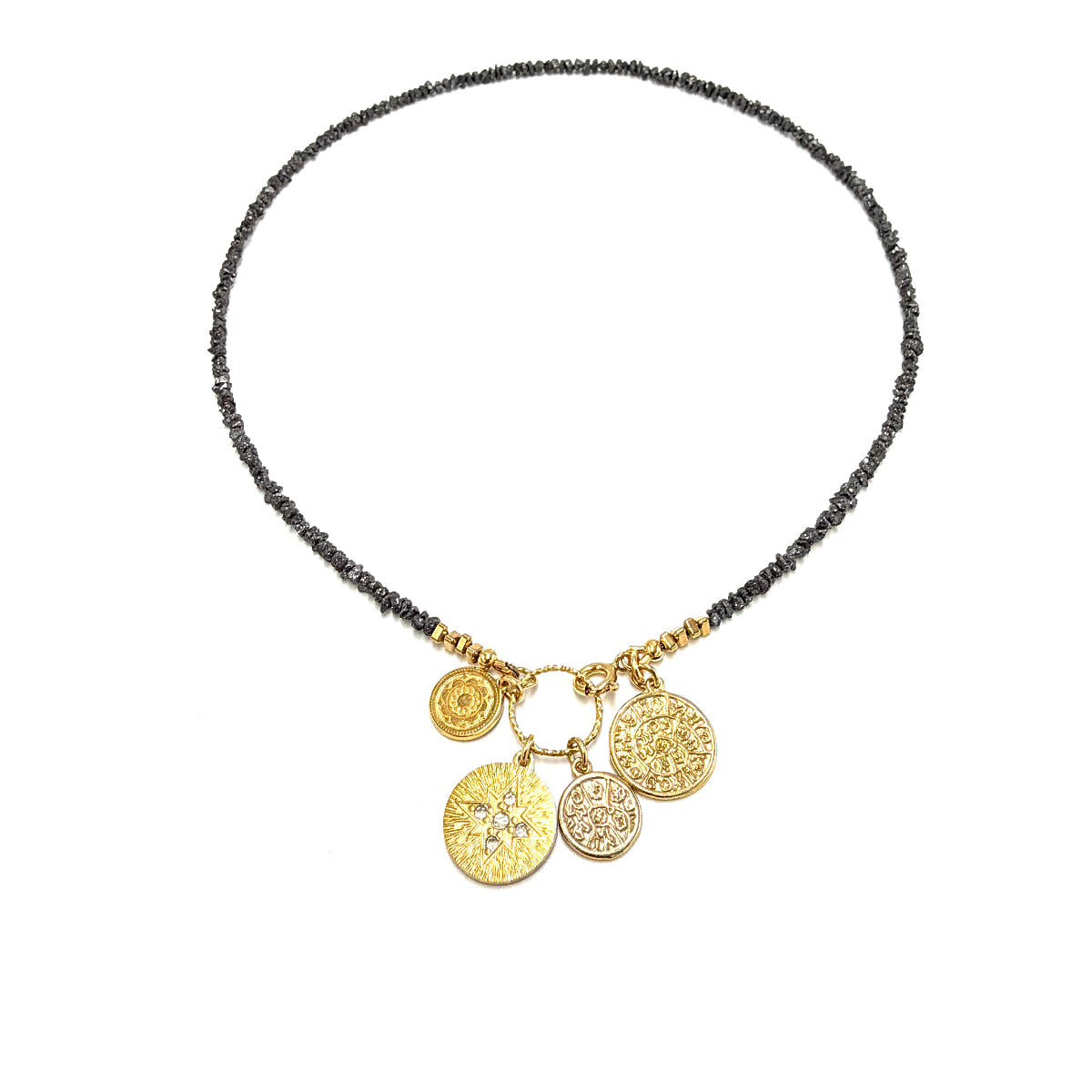 Naturalny diament naszyjnik divina shine Ewa Mrochen Jewellery