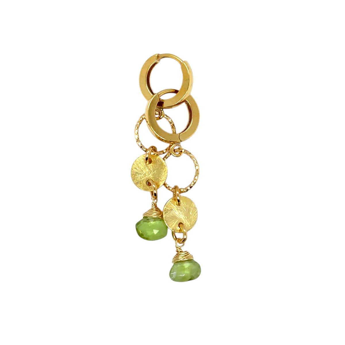Kolczyki z oliwinem Ewa Mrochen Jewellery