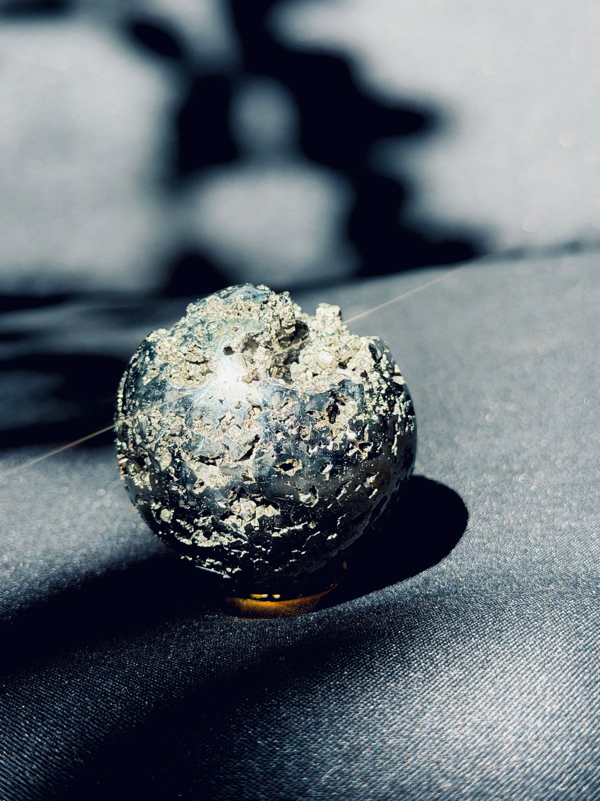 Piryt kula kryształ Ewa Mrochen Jewels 