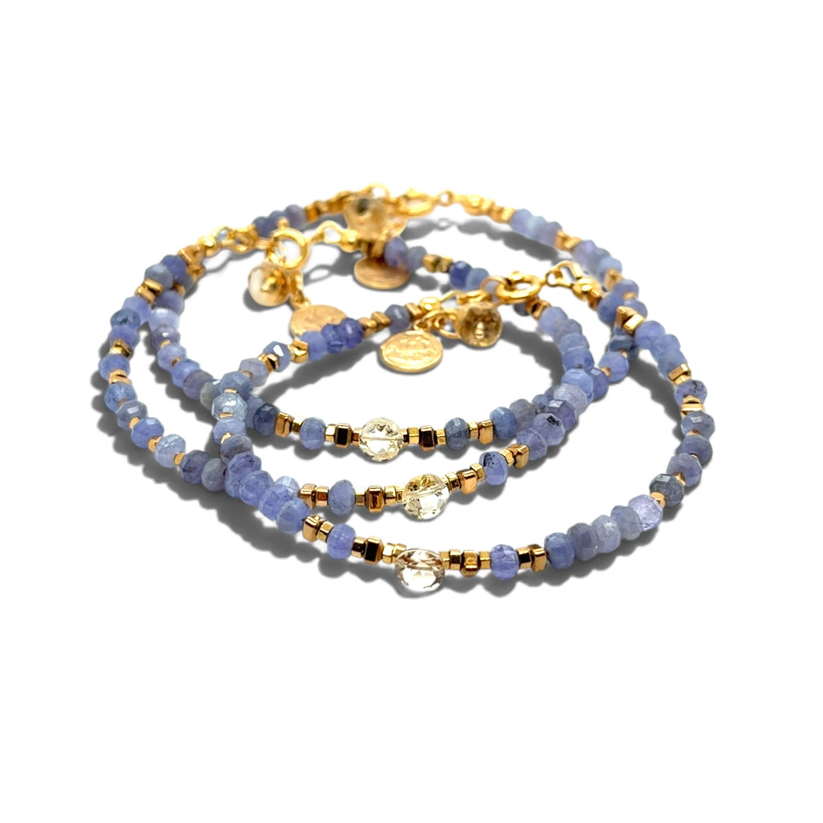 Tanzanit biżuteria bransoletka Ewa Mrochen Jewellery