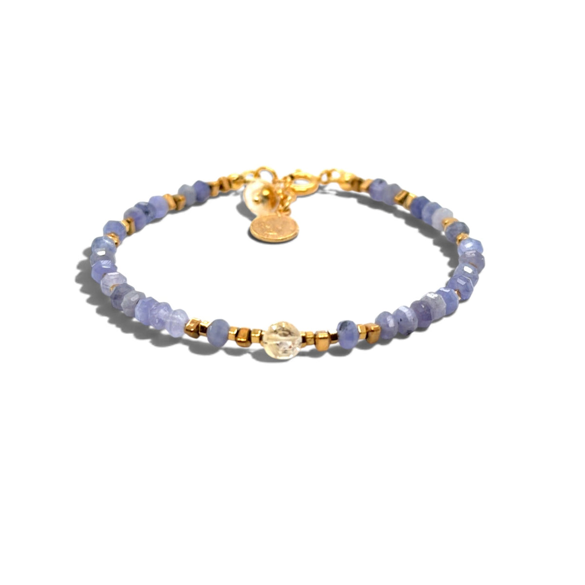 Tanzanit bransoletka autorska Ewa Mrochen Jewellery