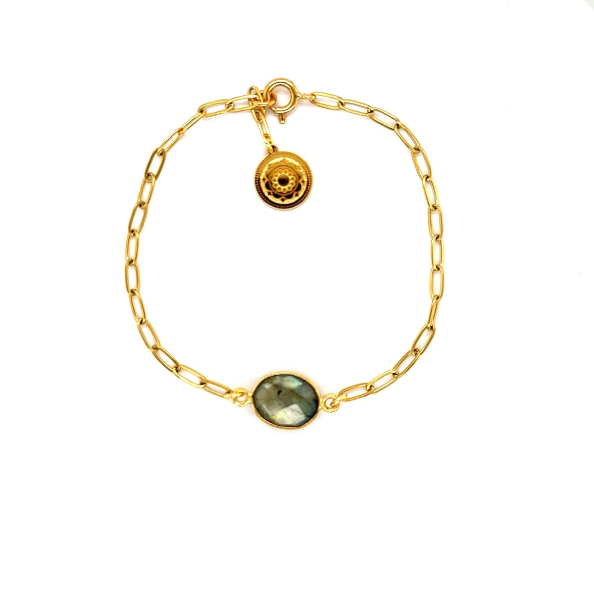Bransoletka Labradoryt Magia Przebudzenia od Ewa Mrochen Jewellery z naturalnym kamieniem i eleganckim designem