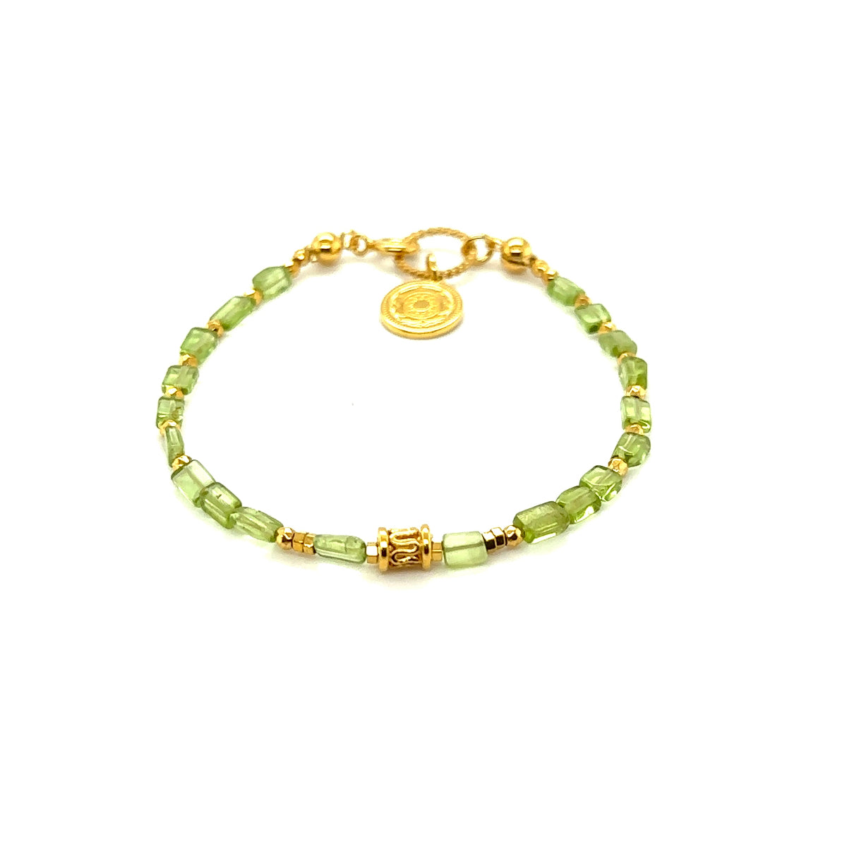Bransoletka Oliwin Precjoza od Ewa Mrochen Jewellery, elegancki dodatek z unikalnym designem, na nadgarstek.