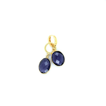 Ametystowe kolczyki Królewskie od Ewa Mrochen Jewellery, wiszące kolczyki z fioletowymi ametystami i srebrnym detale.