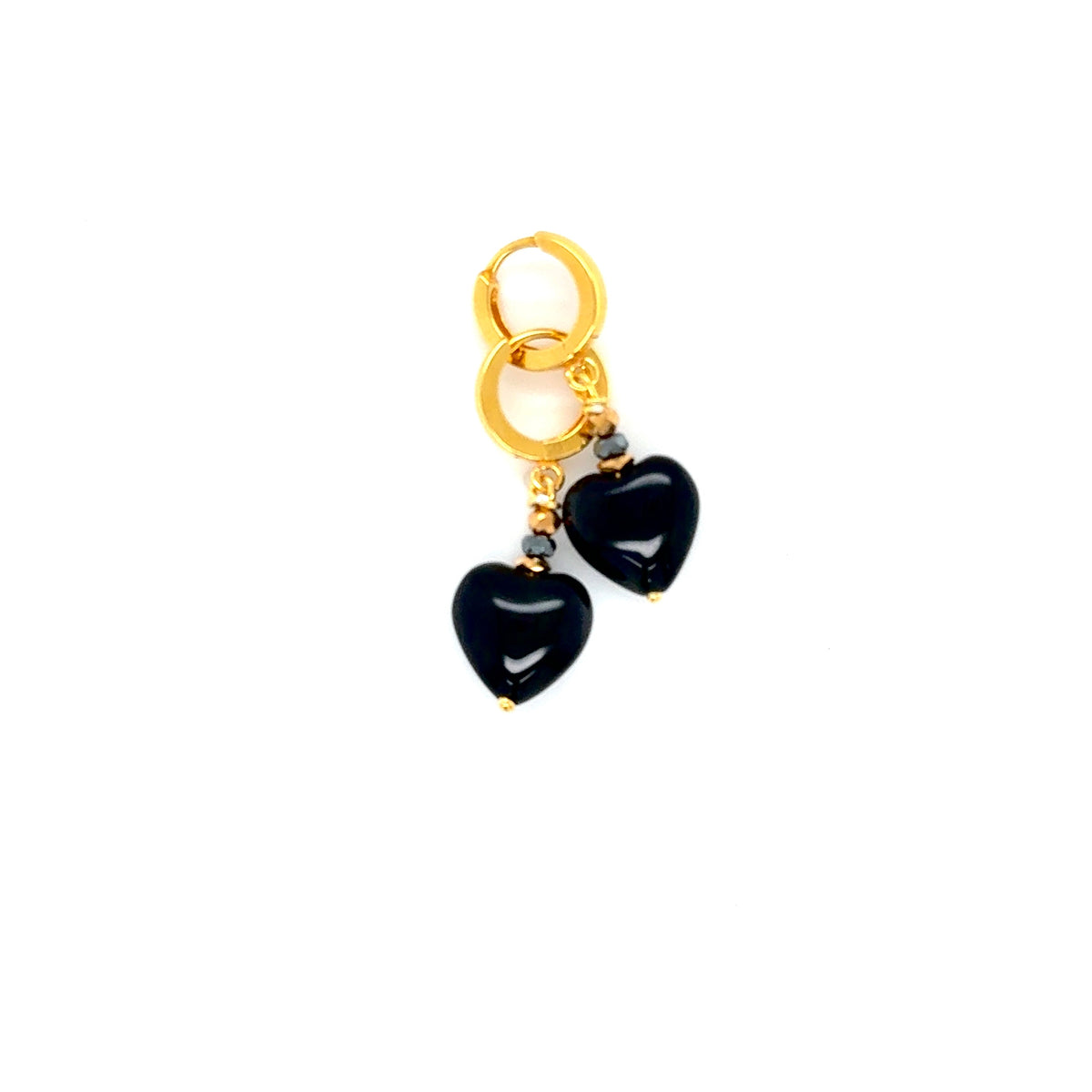 Czarne kolczyki z turmalinem od Ewa Mrochen Jewellery, eleganckie kolczyki damskie o wyjątkowym designie.