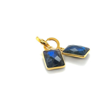 Kolczyki Labradoryt Świątynia Gwiazd od Ewa Mrochen Jewellery, eleganckie i unikalne biżuterie z labradorytem w stylu świątyni gwiazd