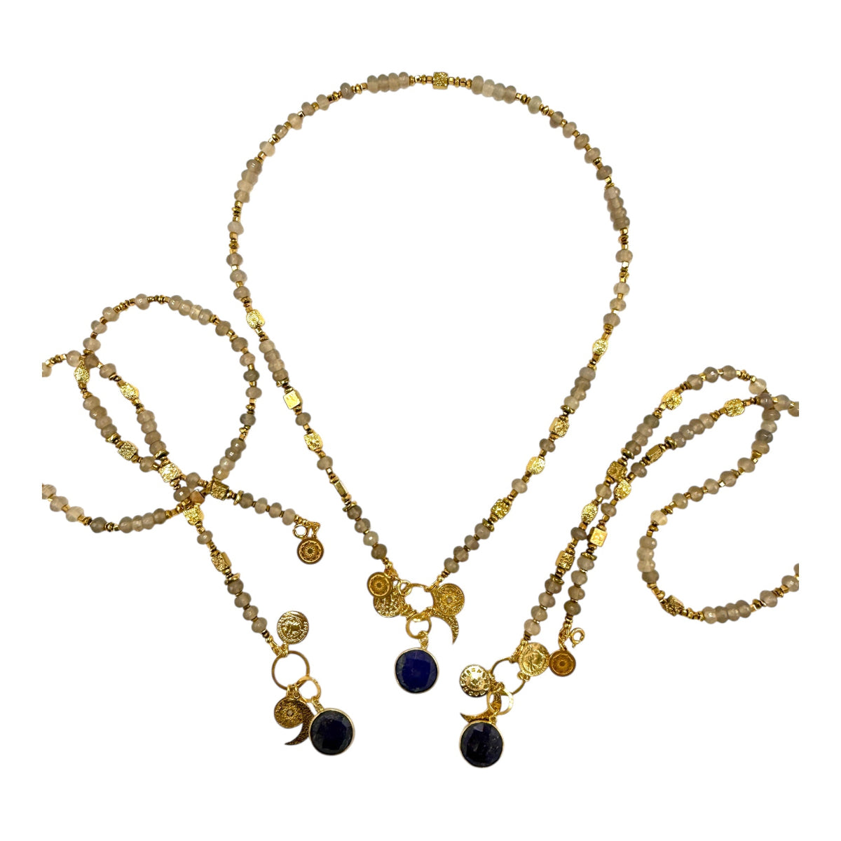 Naszyjnik z agatem marki Ewa Mrochen Jewellery® z kamieniem agatowym w eleganckim stylu, idealny na wyjątkowe okazje.