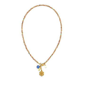 Naszyjnik Kamień Słoneczny od Ewa Mrochen Jewellery z naturalnym kamieniem i delikatnym designem, idealny na co dzień.