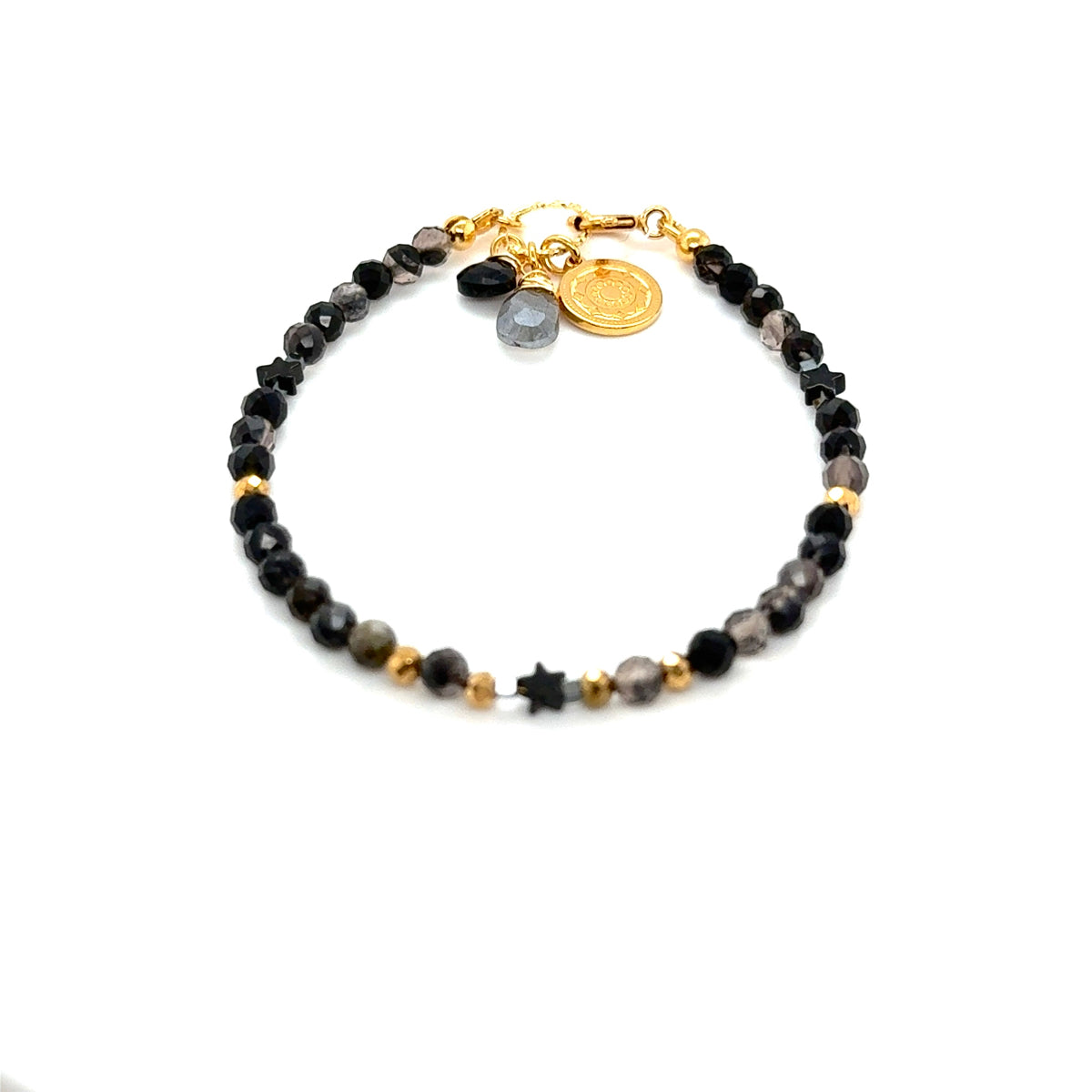 Obsydian bransoletka zapinana Ewa Mrochen Jewellery