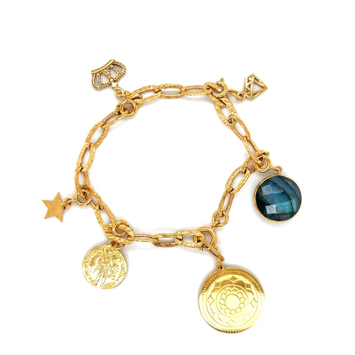 Srebrna bransoletka Royal od Ewa Mrochen Jewellery z delikatnym wzorem i długością 15 cm.