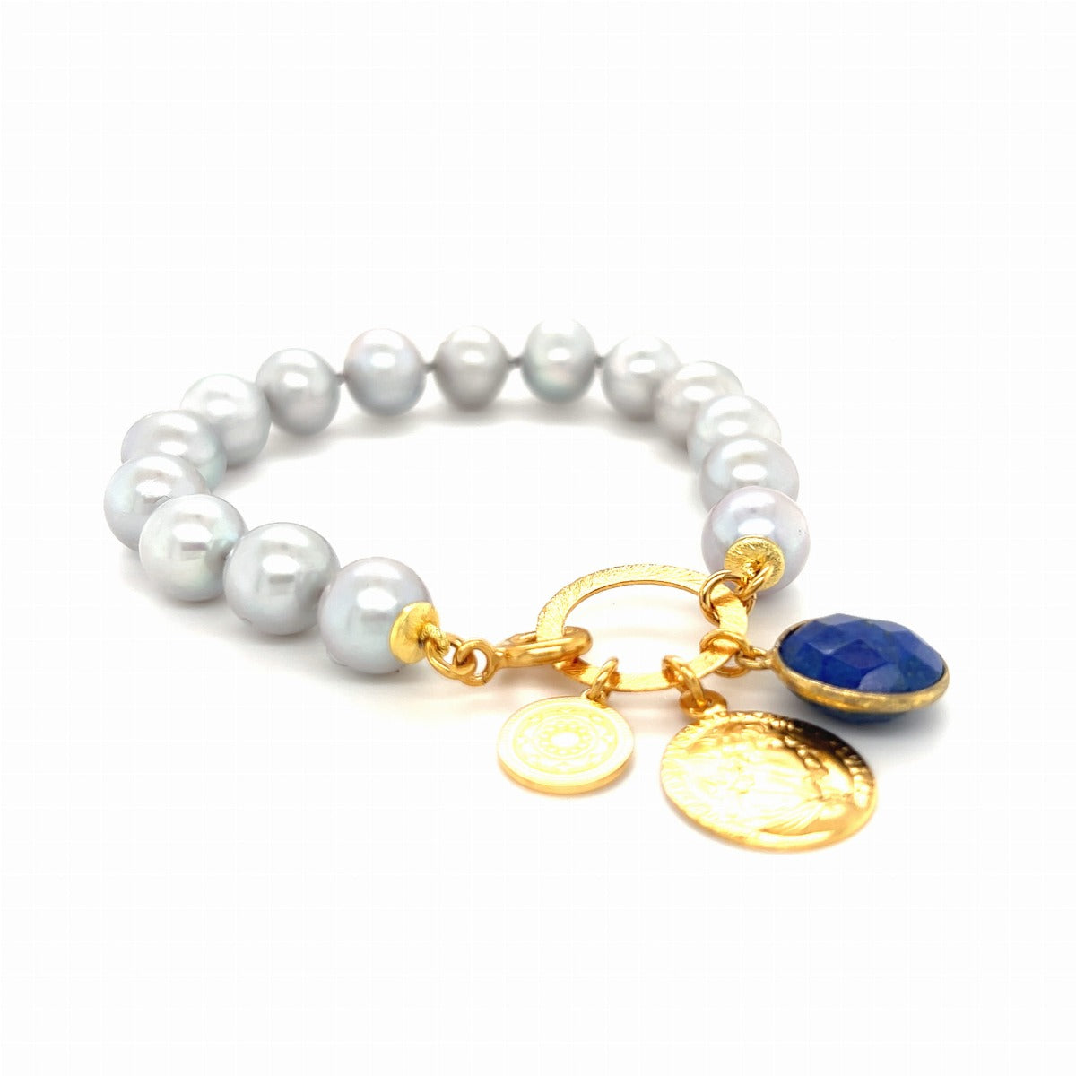Bransoletka z pereł Luna od Ewa Mrochen Jewellery, delikatna i elegancka biżuteria z perłami na cienkim łańcuszku