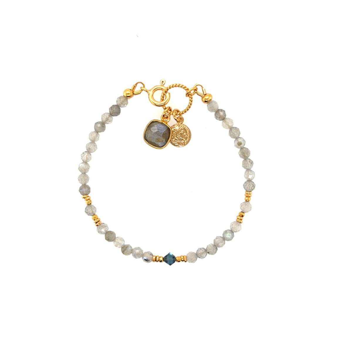 Bransoletka Labradoryt Magic DREAM od Ewa Mrochen Jewellery, 15 cm, elegancki design z kamieniem Labradoryt.