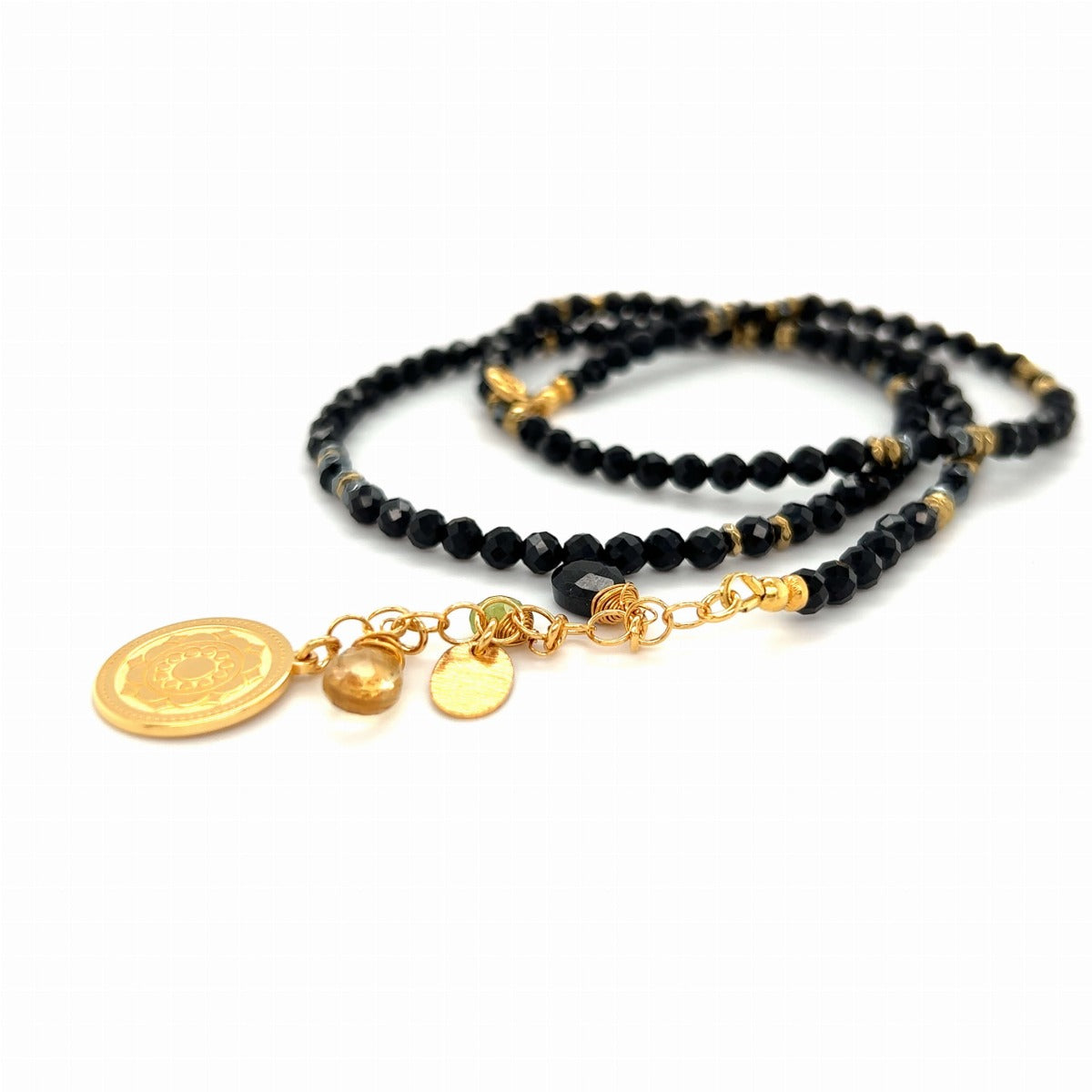 Czarny turmalin naszyjnik Ewa Mrochen Jewellery® z ochronnym kamieniem i eleganckim designem na łańcuszku.
