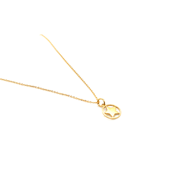 Naszyjnik Gwiazda Ewa Mrochen Jewellery na łańcuszku, elegancki i subtelny dodatek do codziennych stylizacji.
