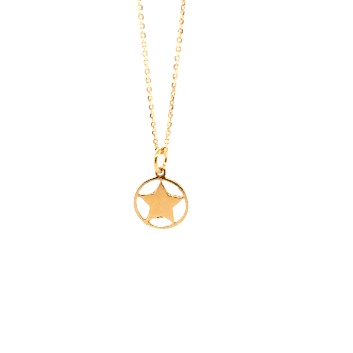 Ewa Mrochen Jewellery naszyjnik "Sięgaj po swoją Gwiazdę" z delikatnym łańcuszkiem i gwiazdą, elegancki i subtelny.